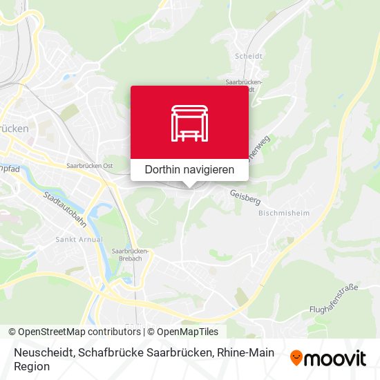 Neuscheidt, Schafbrücke Saarbrücken Karte