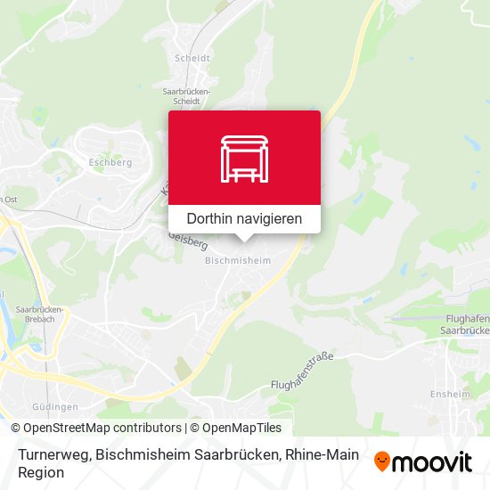 Turnerweg, Bischmisheim Saarbrücken Karte