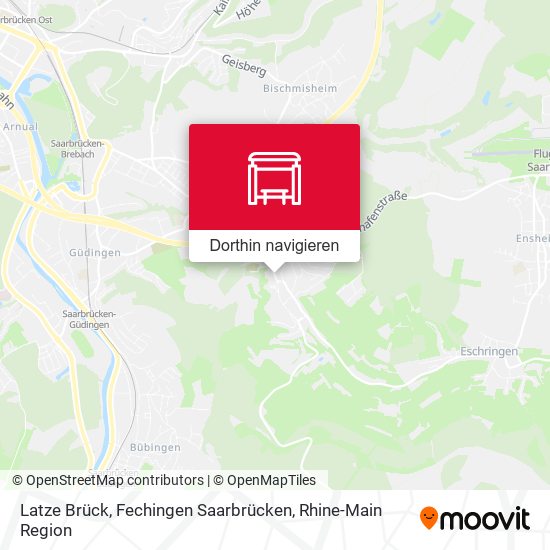 Latze Brück, Fechingen Saarbrücken Karte