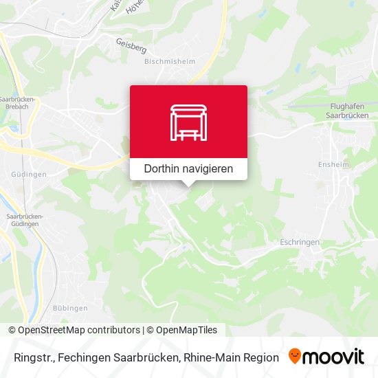 Ringstr., Fechingen Saarbrücken Karte