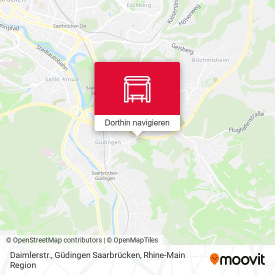 Daimlerstr., Güdingen Saarbrücken Karte