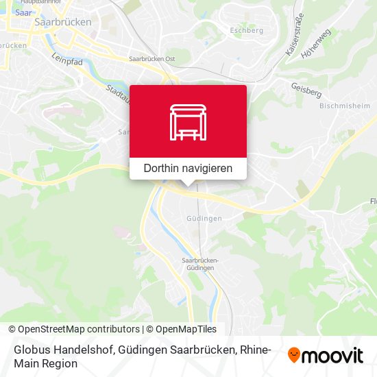 Globus Handelshof, Güdingen Saarbrücken Karte