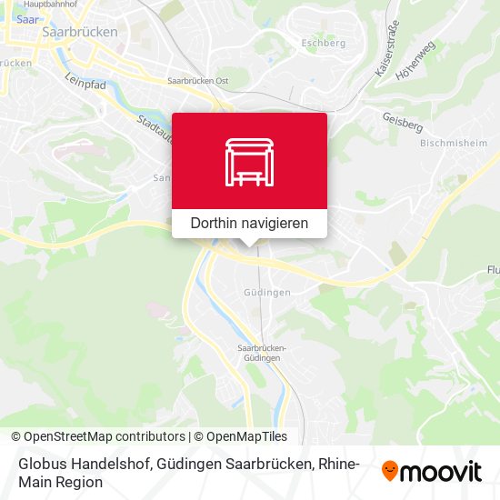 Globus Handelshof, Güdingen Saarbrücken Karte