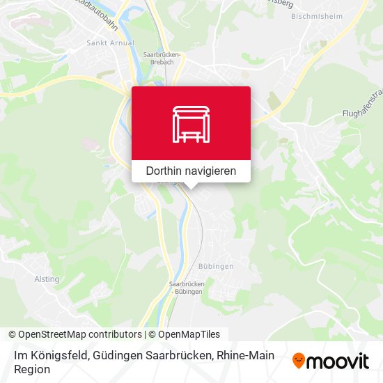 Im Königsfeld, Güdingen Saarbrücken Karte