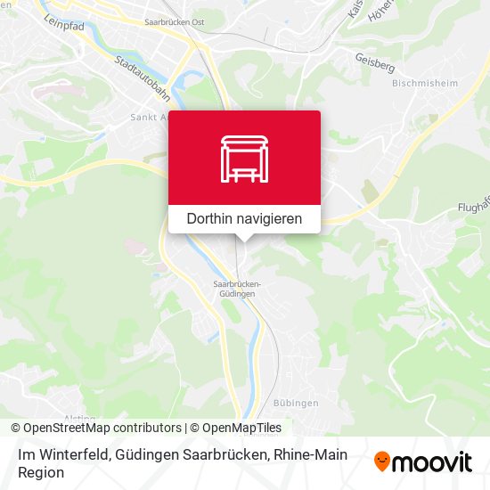 Im Winterfeld, Güdingen Saarbrücken Karte