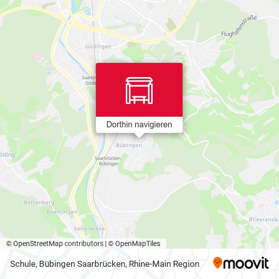 Schule, Bübingen Saarbrücken Karte