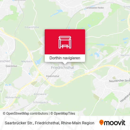 Saarbrücker Str., Friedrichsthal Karte