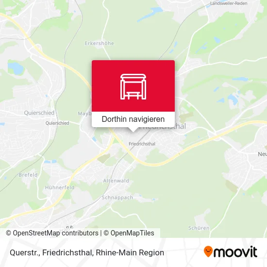 Querstr., Friedrichsthal Karte