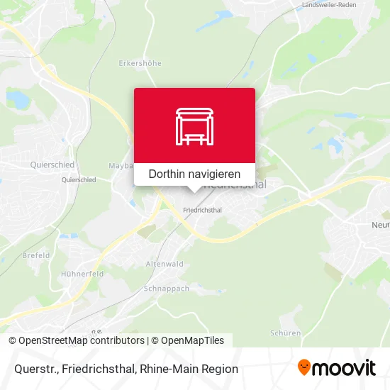 Querstr., Friedrichsthal Karte