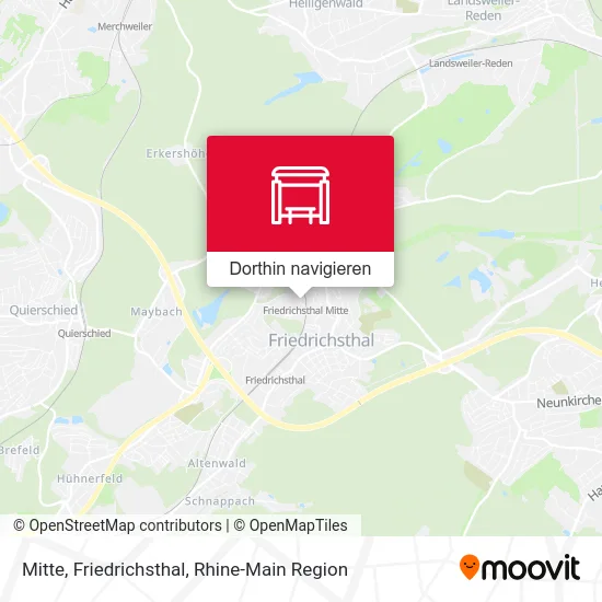 Mitte, Friedrichsthal Karte