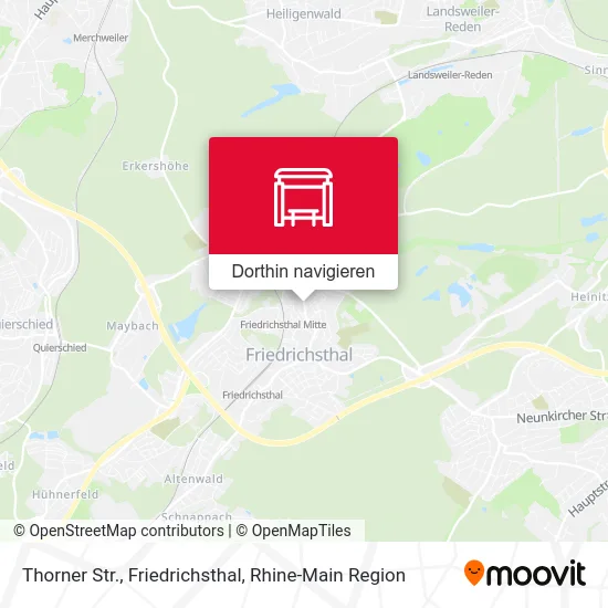Thorner Str., Friedrichsthal Karte