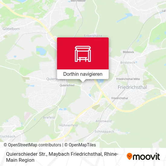Quierschieder Str., Maybach Friedrichsthal Karte