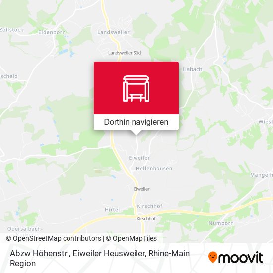 Abzw Höhenstr., Eiweiler Heusweiler Karte