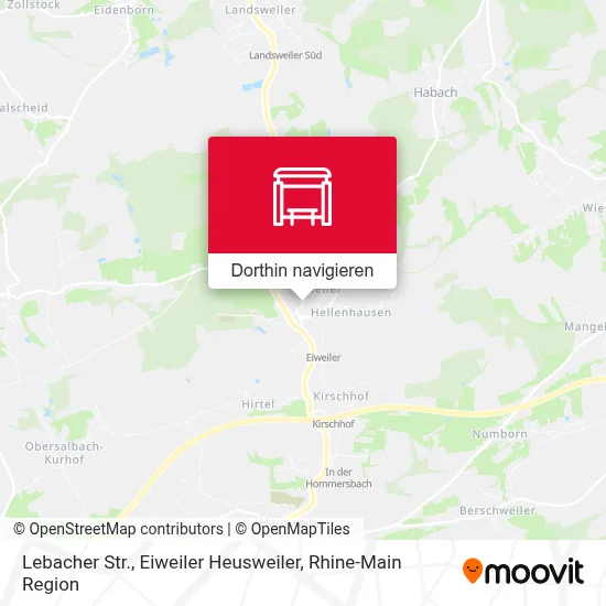 Lebacher Str., Eiweiler Heusweiler Karte