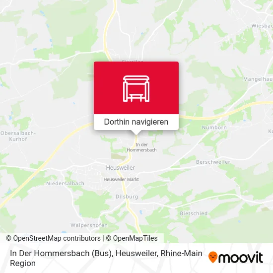 In Der Hommersbach (Bus), Heusweiler Karte