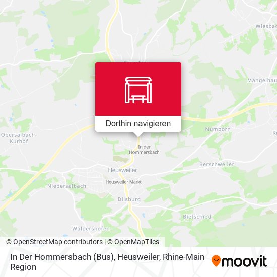 In Der Hommersbach (Bus), Heusweiler Karte