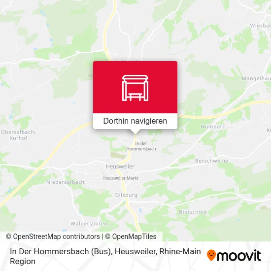 In Der Hommersbach (Bus), Heusweiler Karte