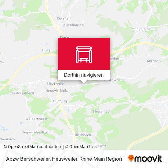 Abzw Berschweiler, Heusweiler Karte