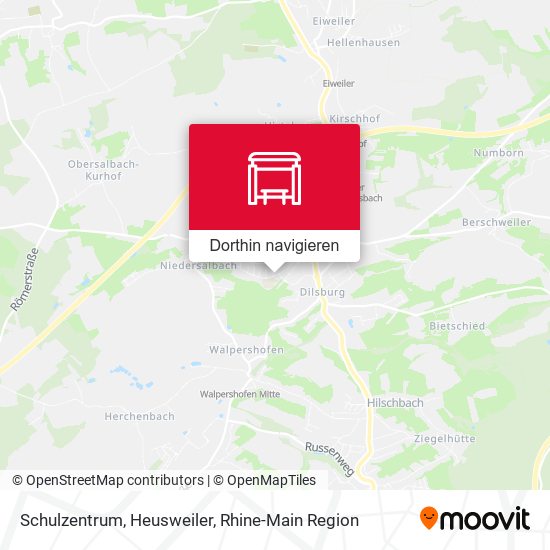 Schulzentrum, Heusweiler Karte