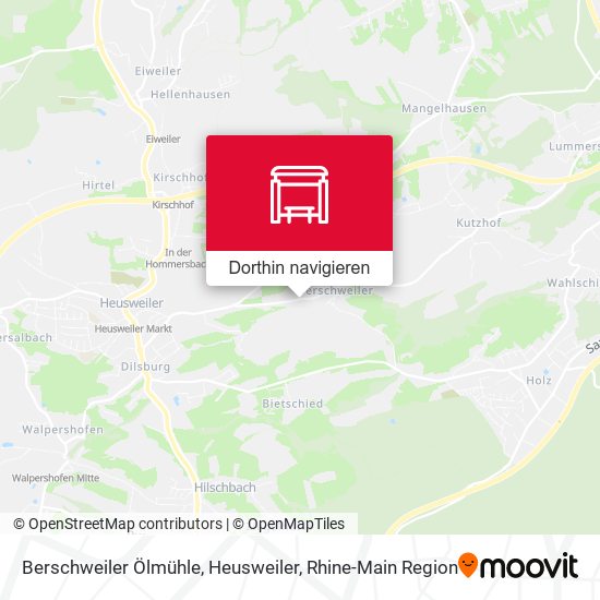 Berschweiler Ölmühle, Heusweiler Karte