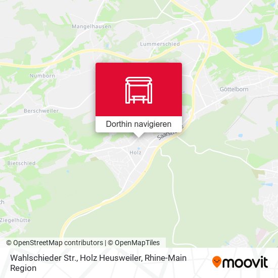 Wahlschieder Str., Holz Heusweiler Karte