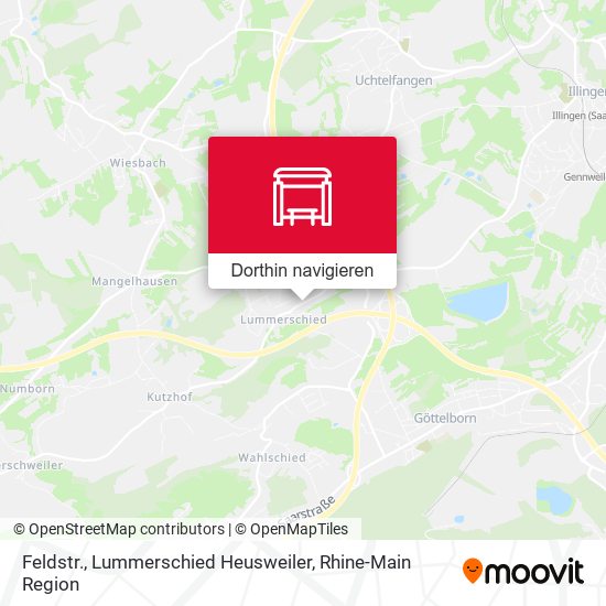 Feldstr., Lummerschied Heusweiler Karte
