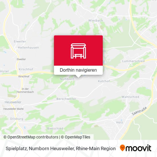 Spielplatz, Numborn Heusweiler Karte