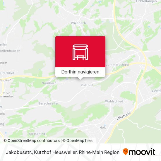 Jakobusstr., Kutzhof Heusweiler Karte