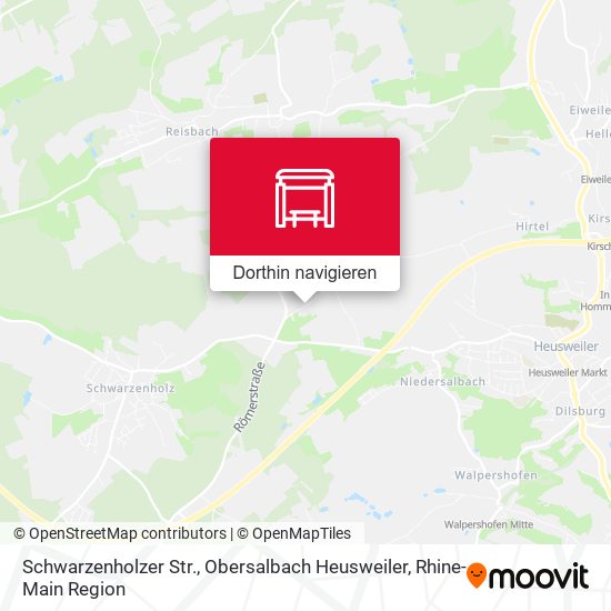 Schwarzenholzer Str., Obersalbach Heusweiler Karte