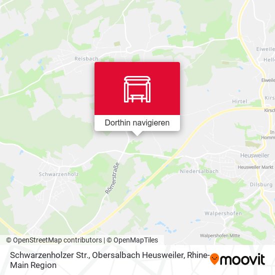 Schwarzenholzer Str., Obersalbach Heusweiler Karte