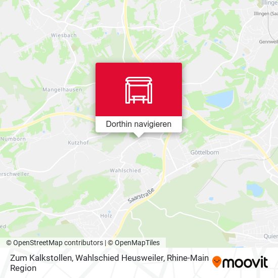 Zum Kalkstollen, Wahlschied Heusweiler Karte