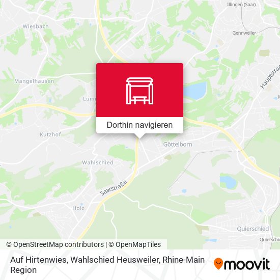 Auf Hirtenwies, Wahlschied Heusweiler Karte