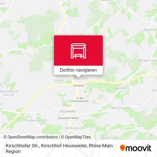Kirschhofer Str., Kirschhof Heusweiler Karte