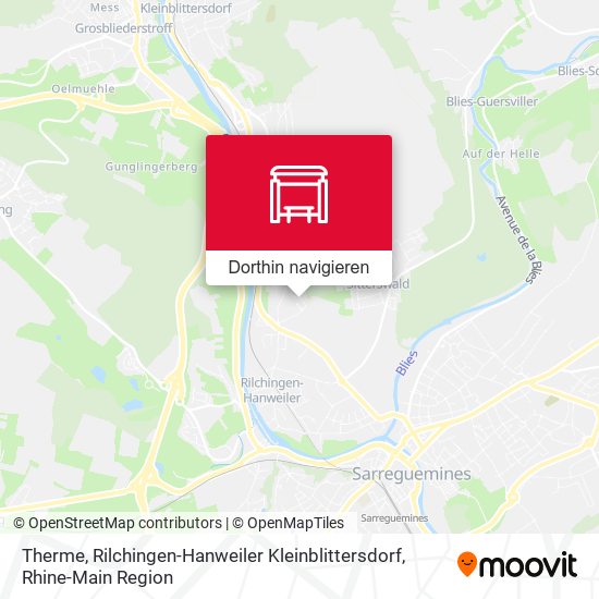 Therme, Rilchingen-Hanweiler Kleinblittersdorf Karte