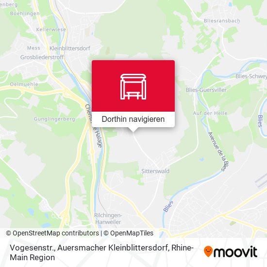 Vogesenstr., Auersmacher Kleinblittersdorf Karte