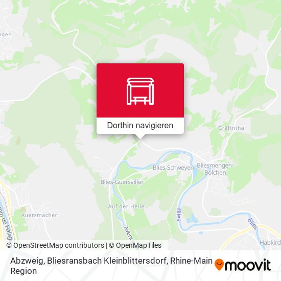 Abzweig, Bliesransbach Kleinblittersdorf Karte