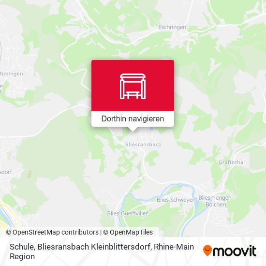 Schule, Bliesransbach Kleinblittersdorf Karte