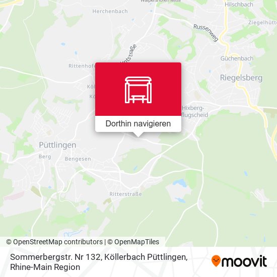 Sommerbergstr. Nr 132, Köllerbach Püttlingen Karte
