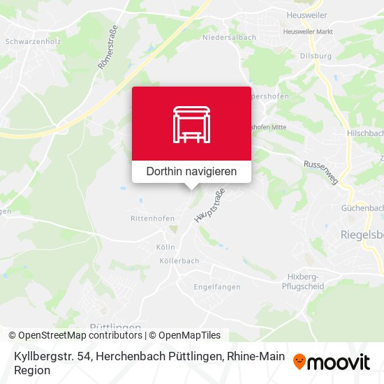 Kyllbergstr. 54, Herchenbach Püttlingen Karte