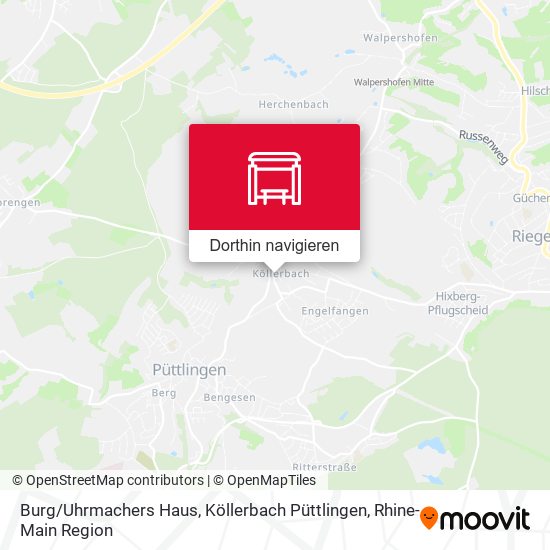 Burg / Uhrmachers Haus, Köllerbach Püttlingen Karte