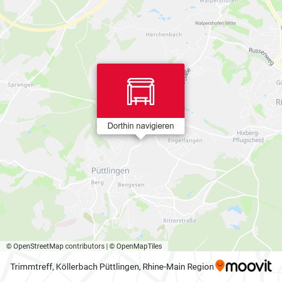 Trimmtreff, Köllerbach Püttlingen Karte