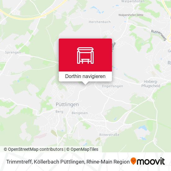 Trimmtreff, Köllerbach Püttlingen Karte