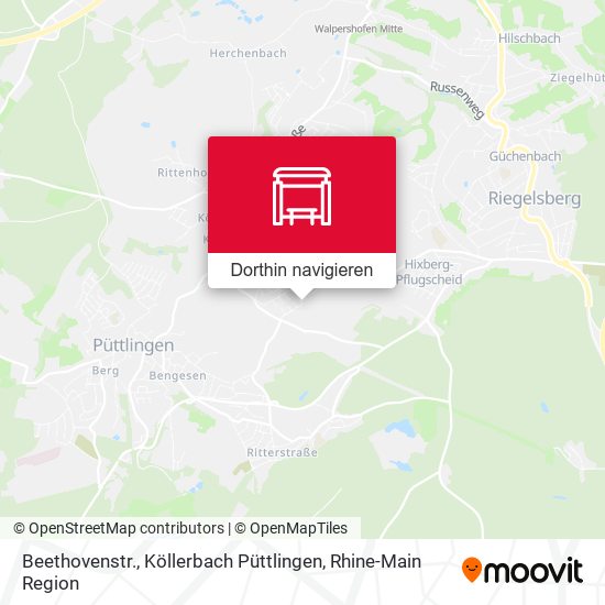 Beethovenstr., Köllerbach Püttlingen Karte