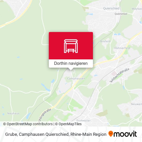 Grube, Camphausen Quierschied Karte