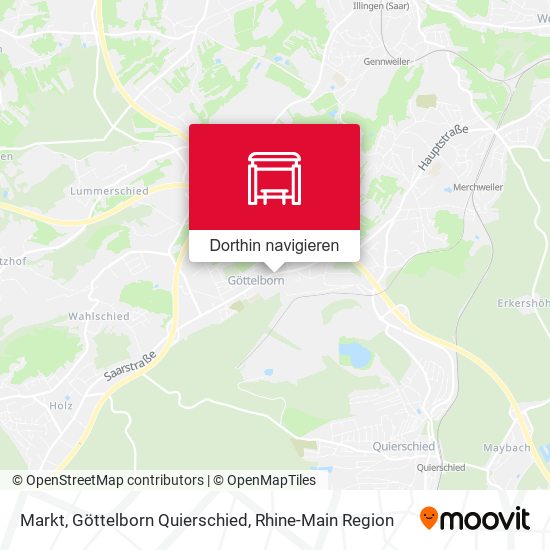 Markt, Göttelborn Quierschied Karte