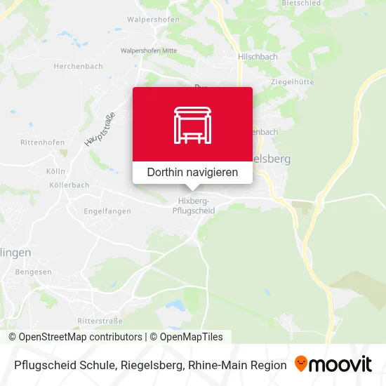 Pflugscheid Schule, Riegelsberg Karte