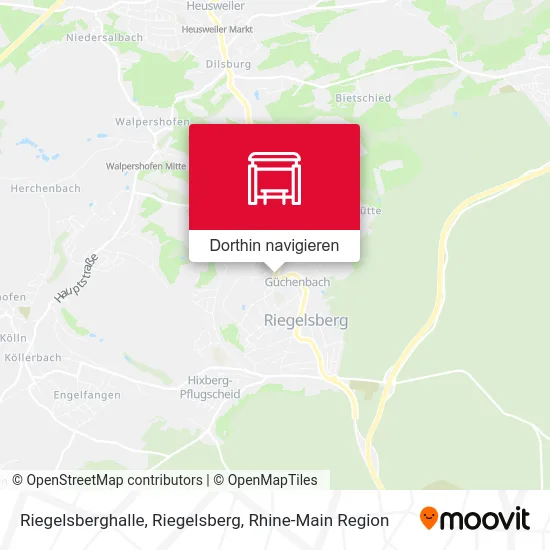 Riegelsberghalle, Riegelsberg Karte