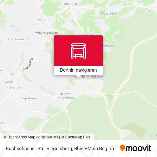 Buchschacher Str., Riegelsberg Karte