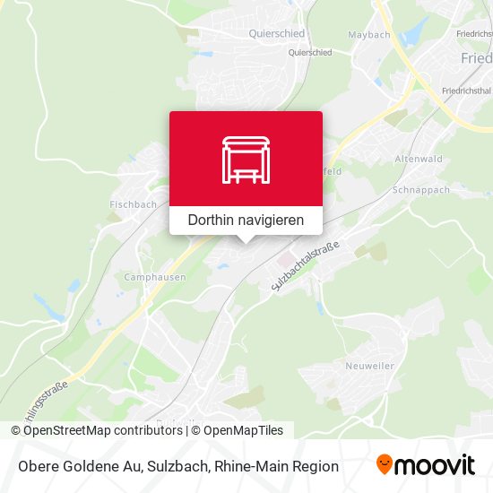 Obere Goldene Au, Sulzbach Karte