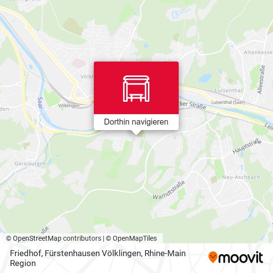 Friedhof, Fürstenhausen Völklingen Karte